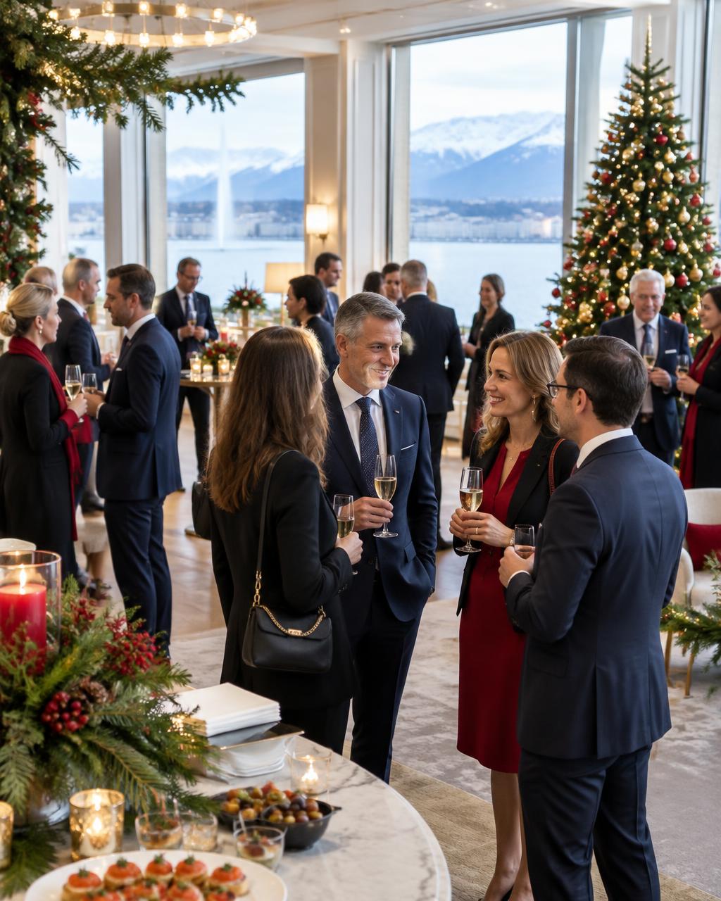 Christmas reception